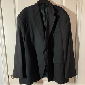 Towncraft Wool Black Fully Lined Blazer